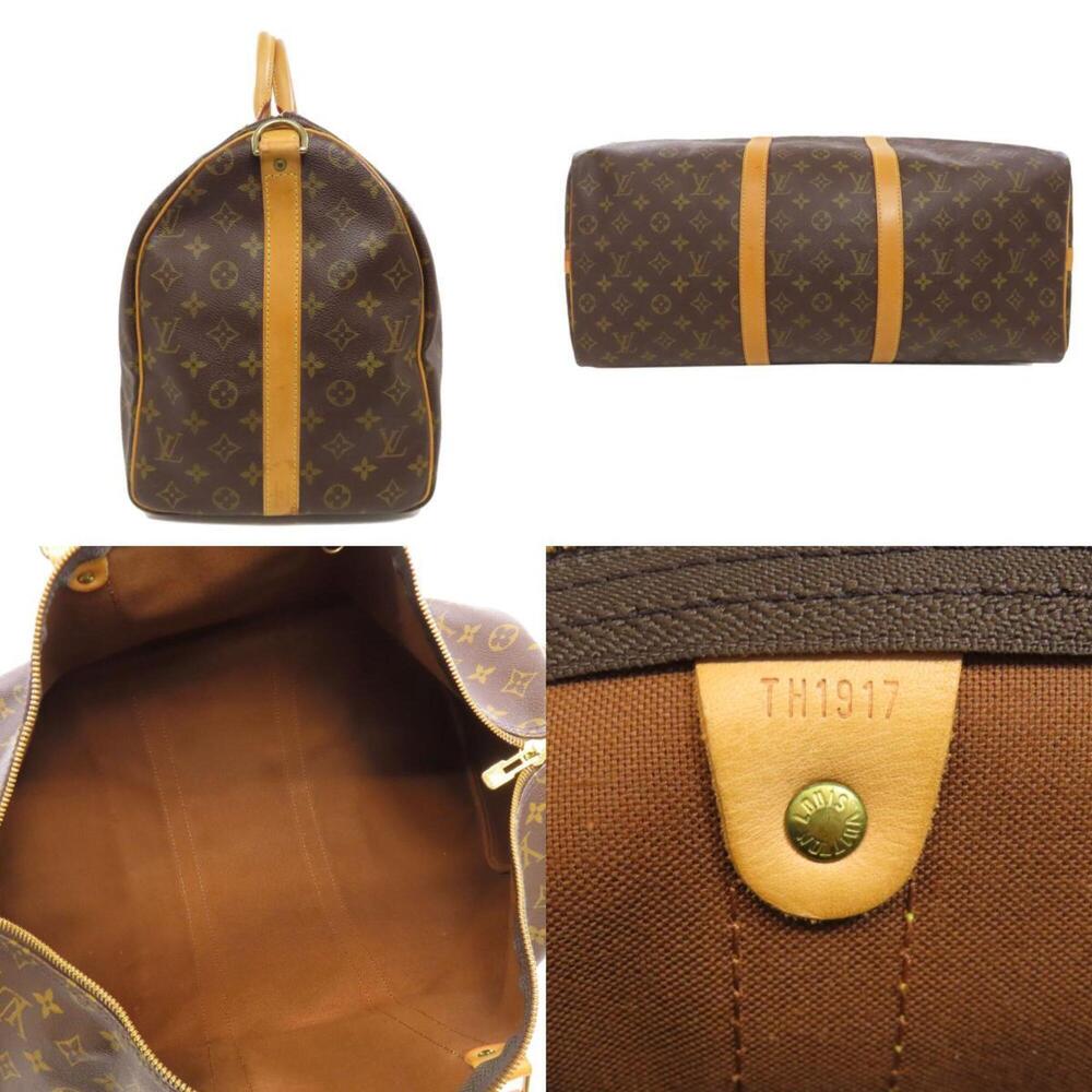 LOUIS VUITTON Brown Monogram Canvas Keepall 50 Boston Bag - Picture 3 of 11